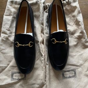 Gucci Jordan Loafers in Black 39.5, New with dustbags